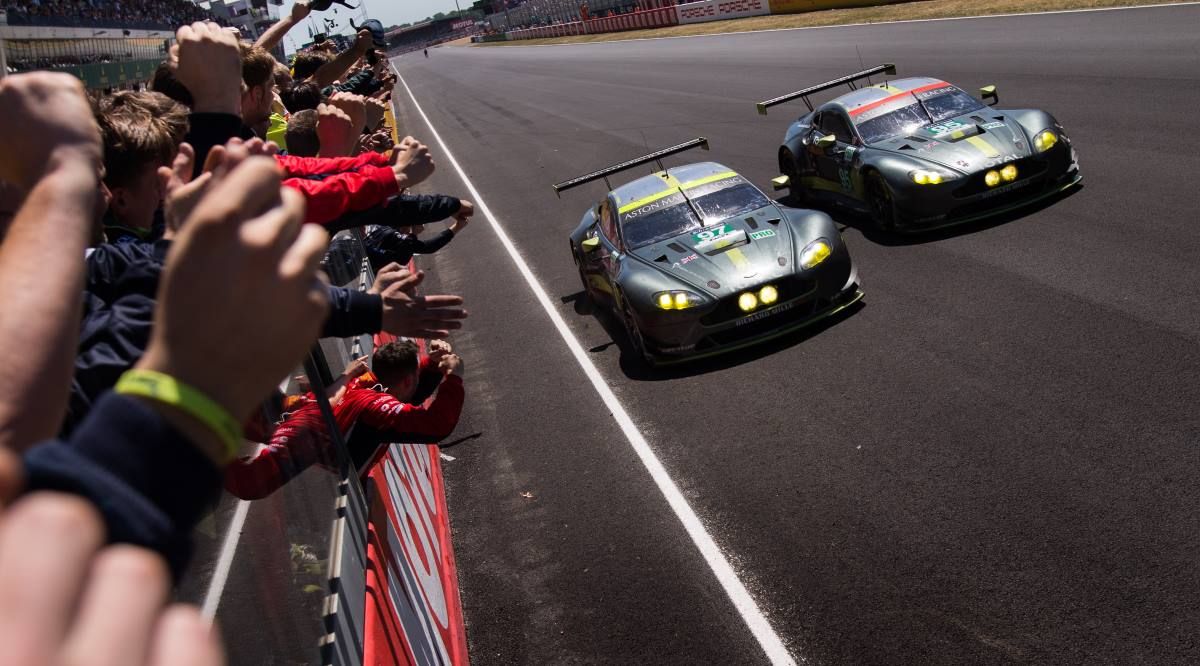 RECUADRO GT Aston Martin Le Mans 2017