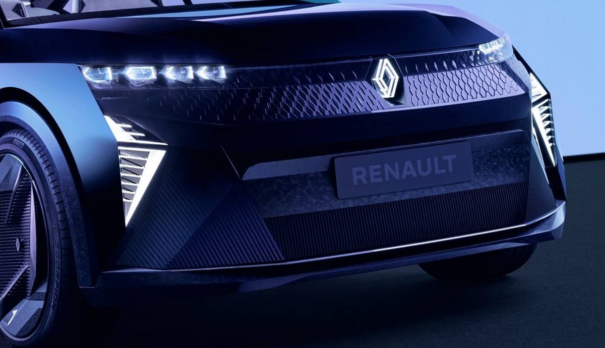 asi podria ser el aspecto del nuevo frontal del renault clio 2023