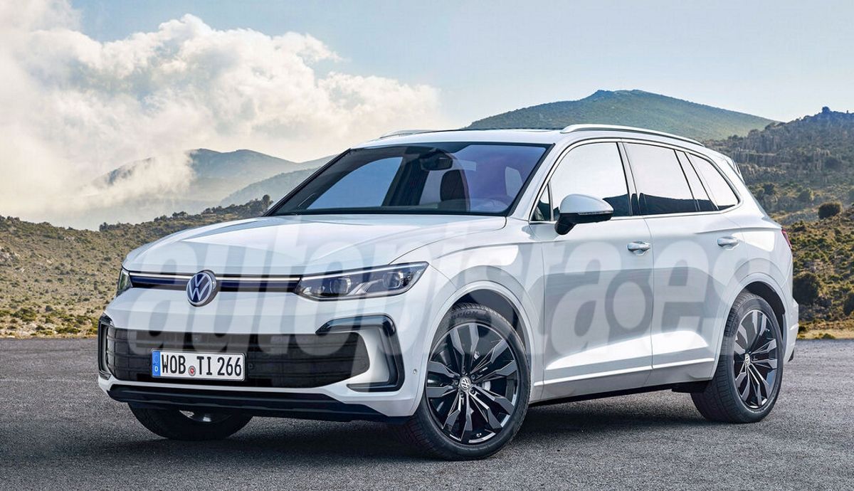 Así será el nuevo VW Tiguan III. Ilustración: Schulte.
