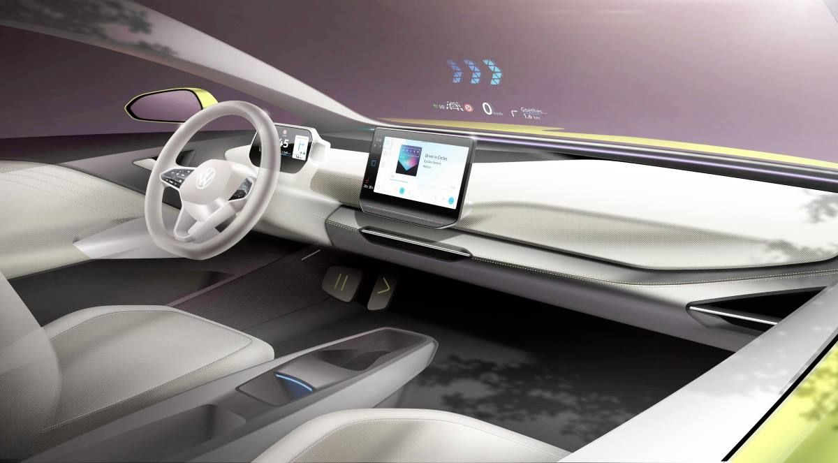 Boceto interior de nuevo VW