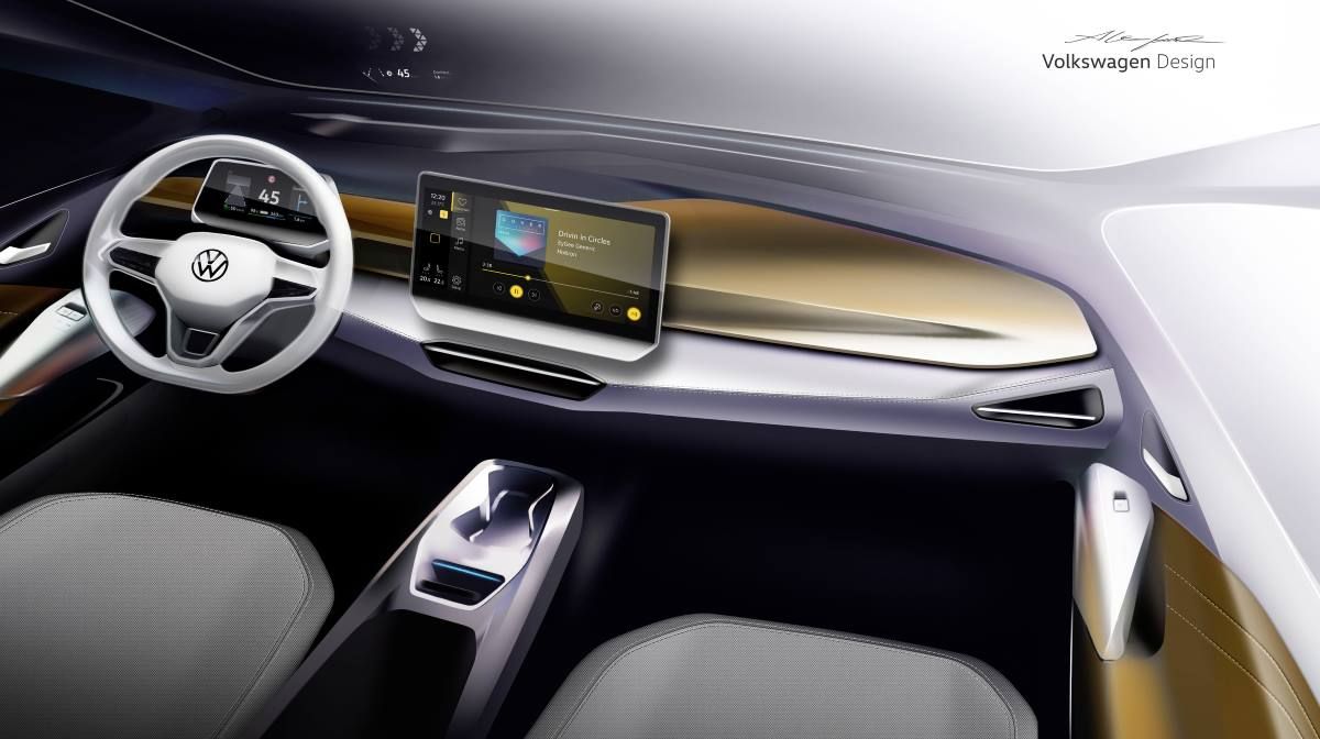 Nuevo boceto inerior de nuevo VW