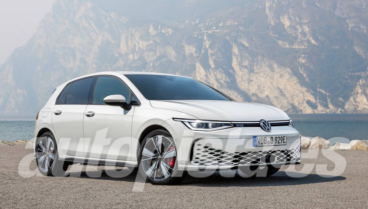 VW Golf GTE facelift. Ilustración: Schulte