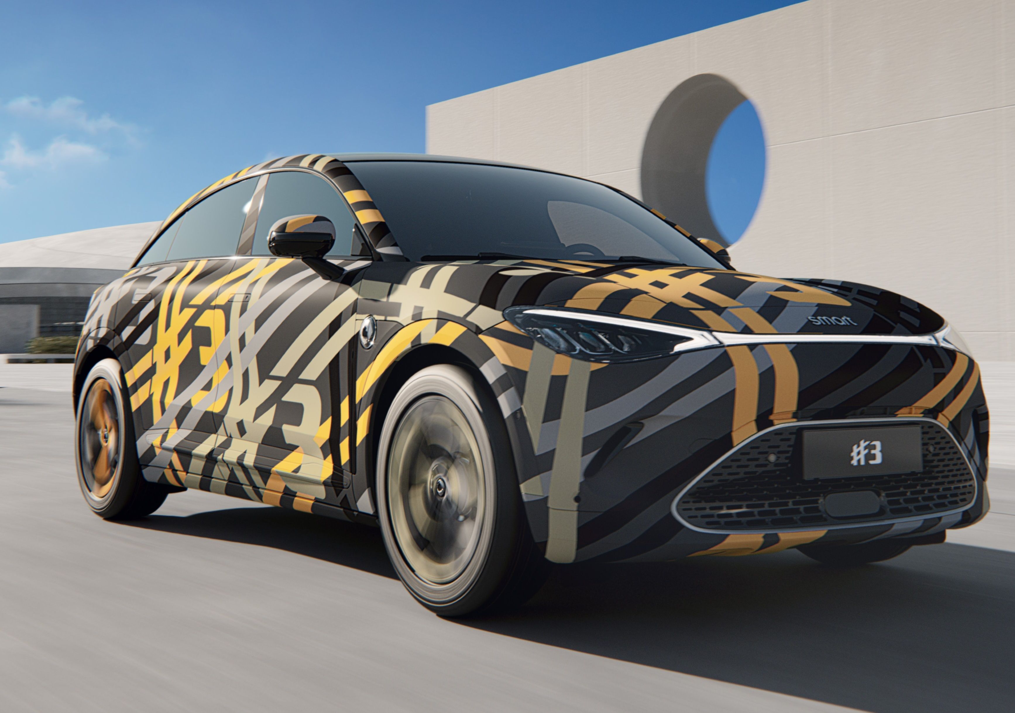 Smart #3, el nuevo coupé eléctrico derivado del Smart #1