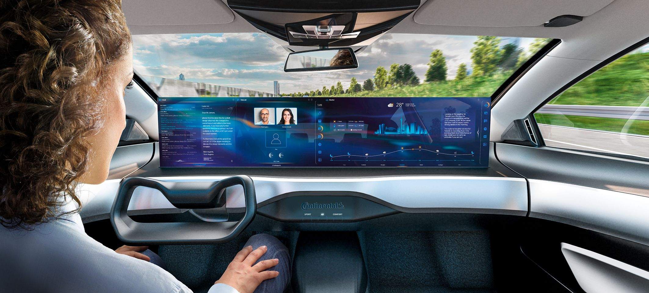 Así será el interior de los coches del funturo