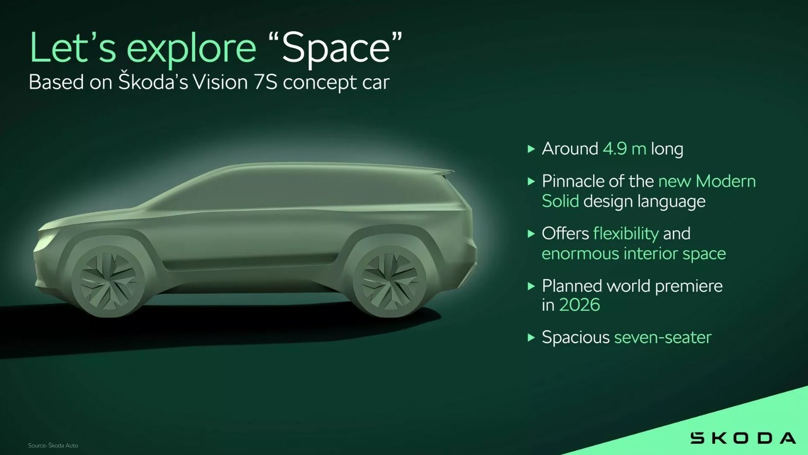 Así será el nuevo SUV Eléctrico de 7 plazas que Skoda lanzará en 2026