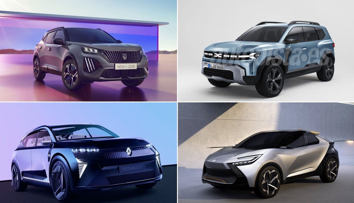 Los SUV que quieren liderar el mercado en 2023, nuevos Toyota C HR, Dacia Duster, 2008 y Captur