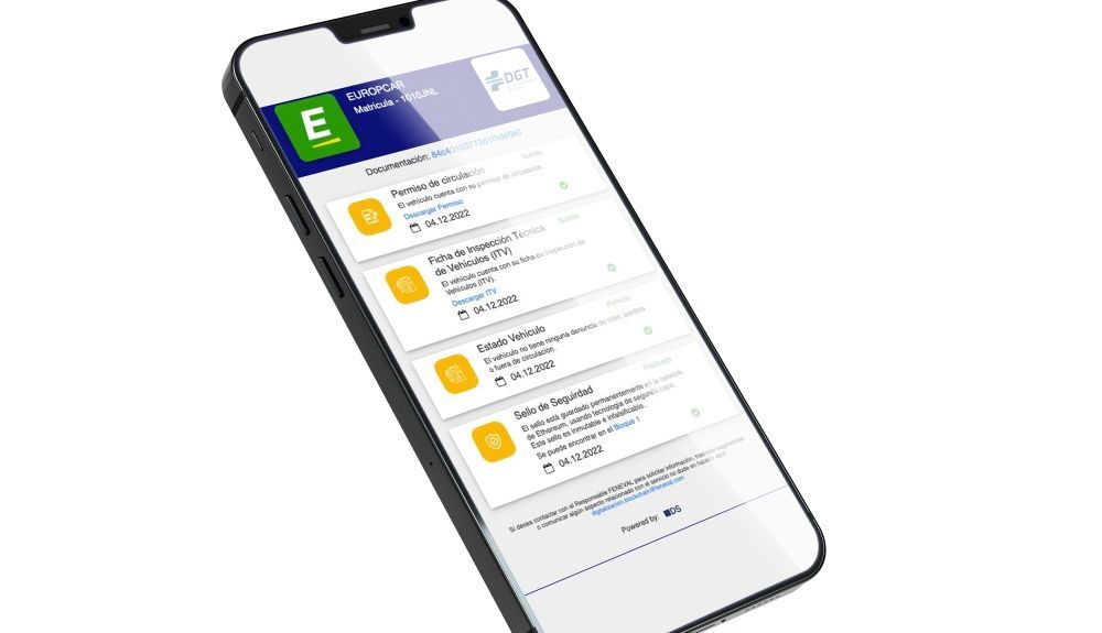 El DNI-Car permitirá descargar toda la documentación del coche con un código QR El DNI-Car permitirá descargar toda la documentación del coche con un código QR