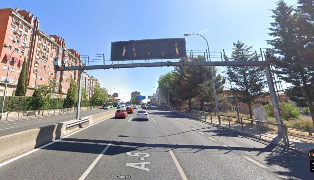 La ametralladora de Madrid, este es el radar que pone ya 200 multas al día. Foto: Google Maps. La ametralladora de Madrid, este es el radar que pone ya 200 multas al día. Foto: Google Maps.