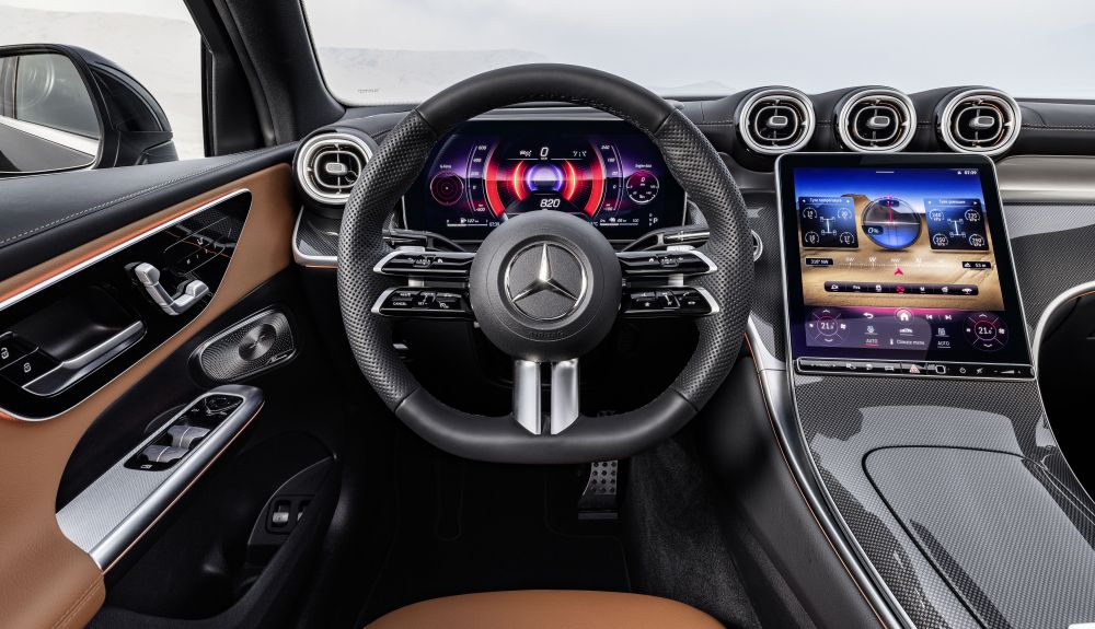Interior del Mercedes-Benz GLC Coupé