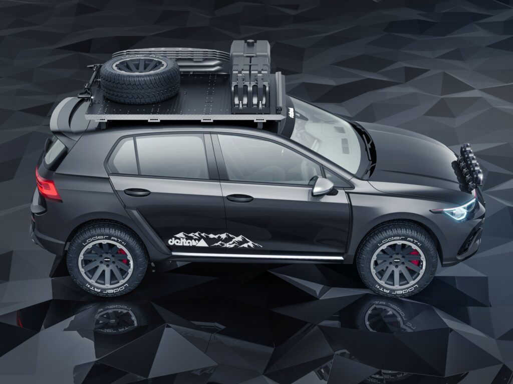 Así es el Delta 4x4: un VW Gof R transformado a SUV