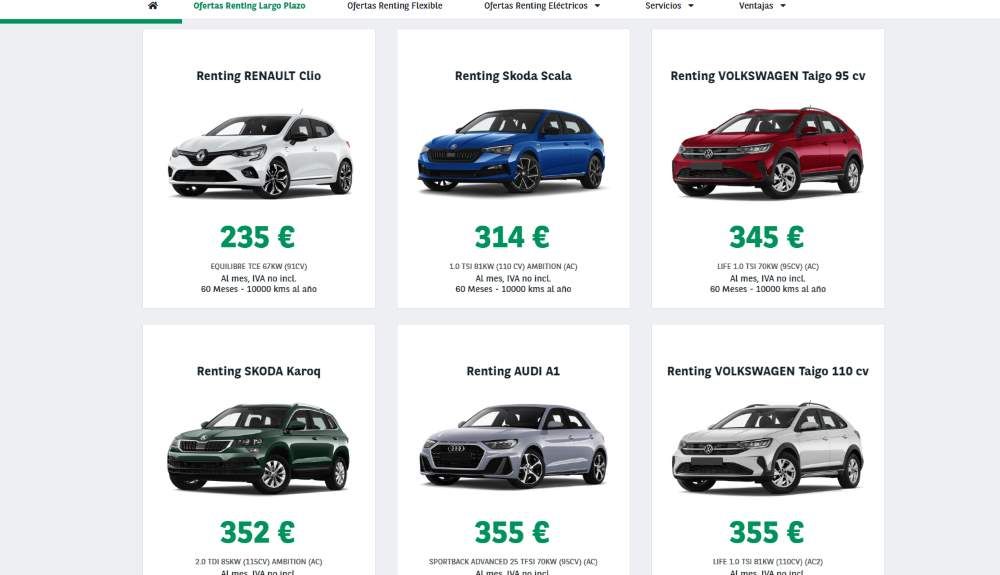 Ofertas de renting de Arval Ofertas de renting de Arval