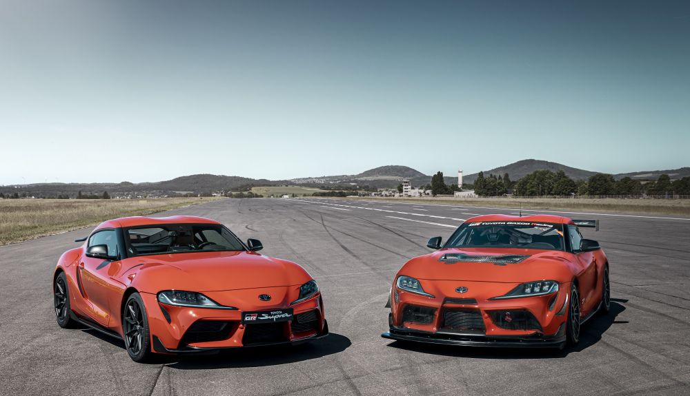 GR Supra GT4 100th Edition Tribute y GR Supra 45 aniversario GR Supra GT4 100th Edition Tribute y GR Supra 45 aniversario