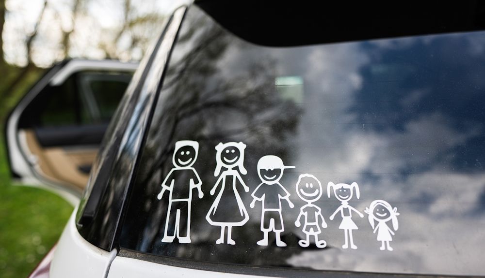 Ocasión en la que llevar la pegatina sería ilegal