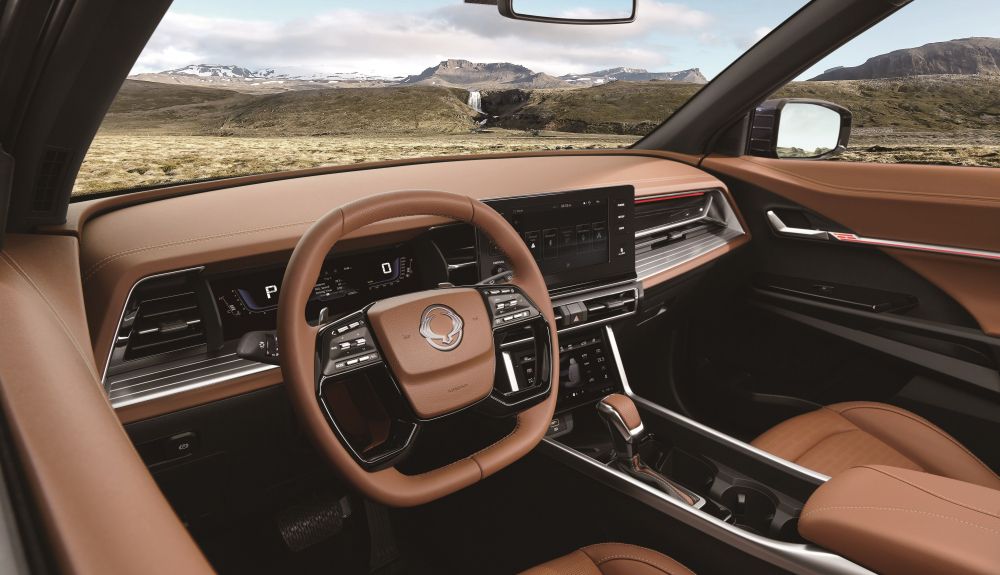 Interior del SsangYong Torres