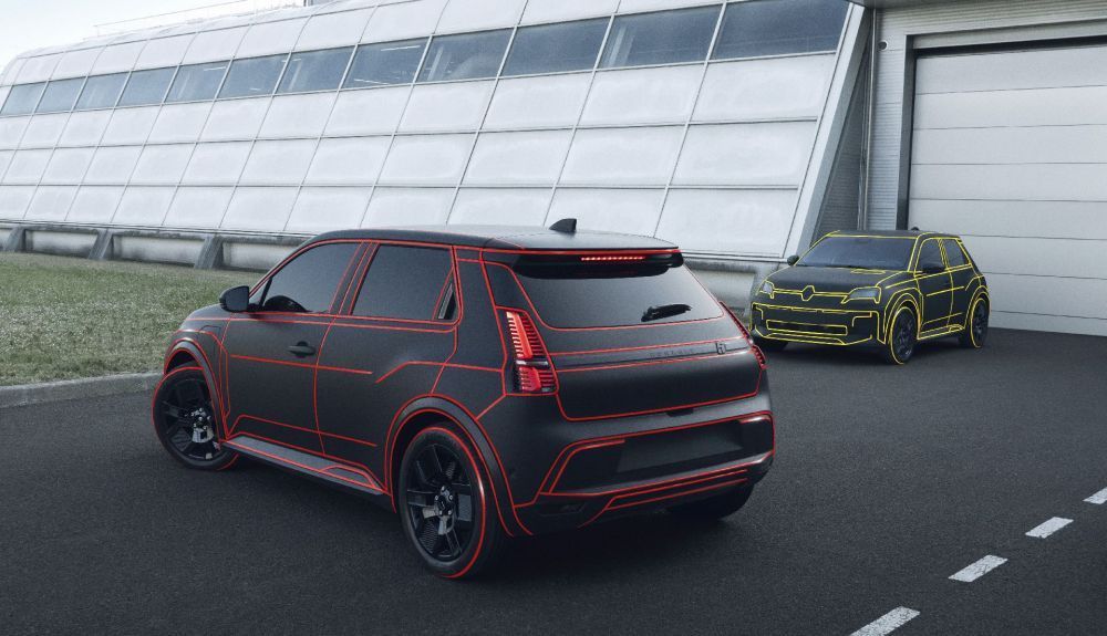 Así son los primero prototipos del Renault 5 que hemos podido ver Así son los primero prototipos del Renault 5 que hemos podido ver