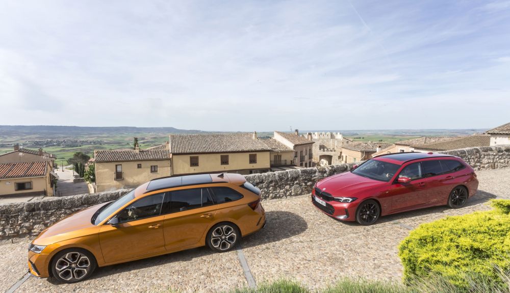 Comparativa BMW 320d Touring vs Skoda Octavia Combi RS TSi