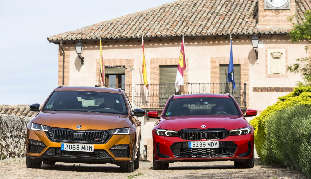 Comparativa BMW 320d Touring vs Skoda Octavia Combi RS TSi 5
