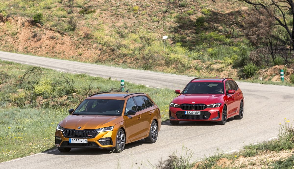 Hay vida más allá del SUV y BMW 320d Touring y Skoda Octavia Combi TDI lo confirman, cuál es mejor