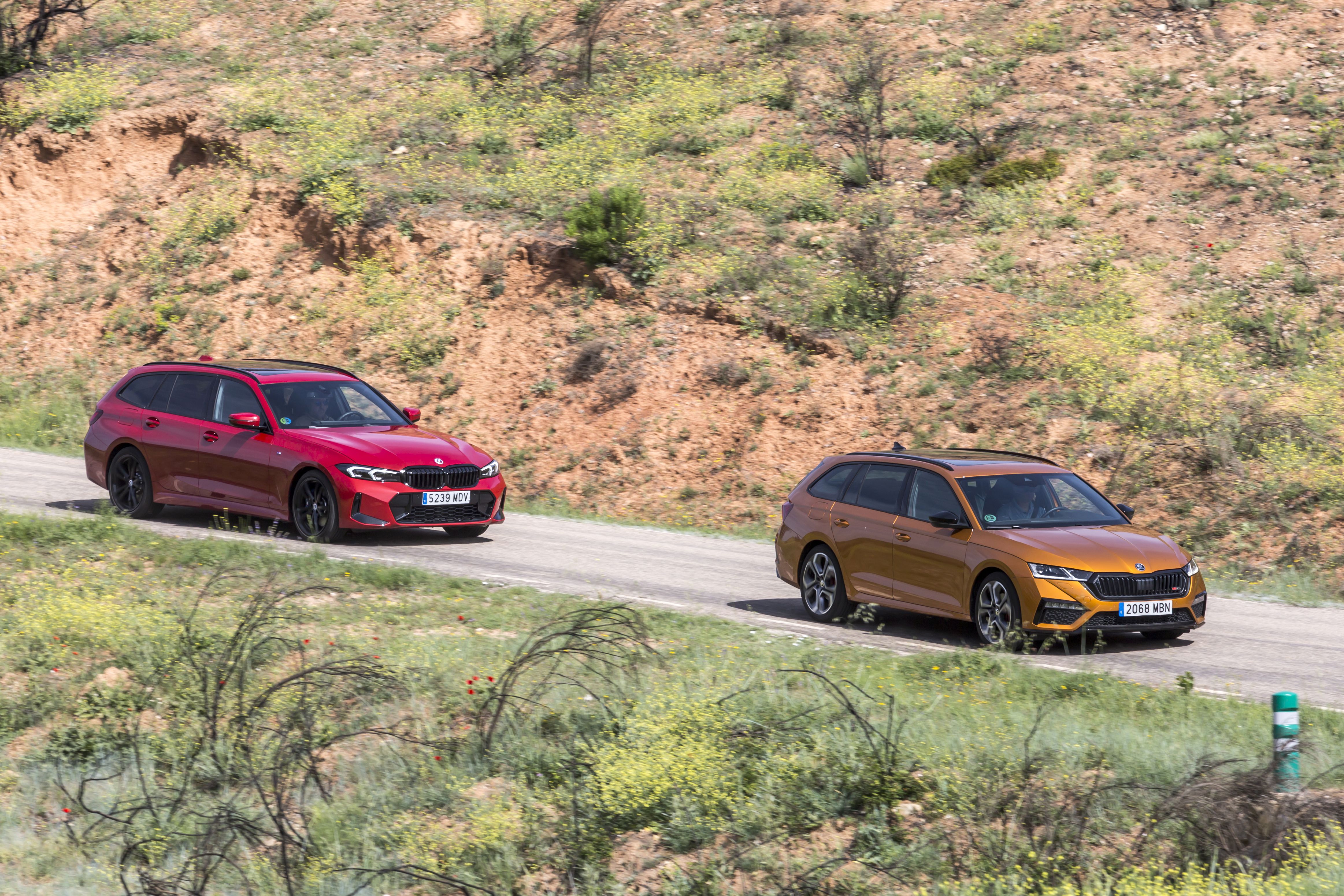 Comparativa BMW 320d Touring vs Skoda Octavia Combi RS TSi 62
