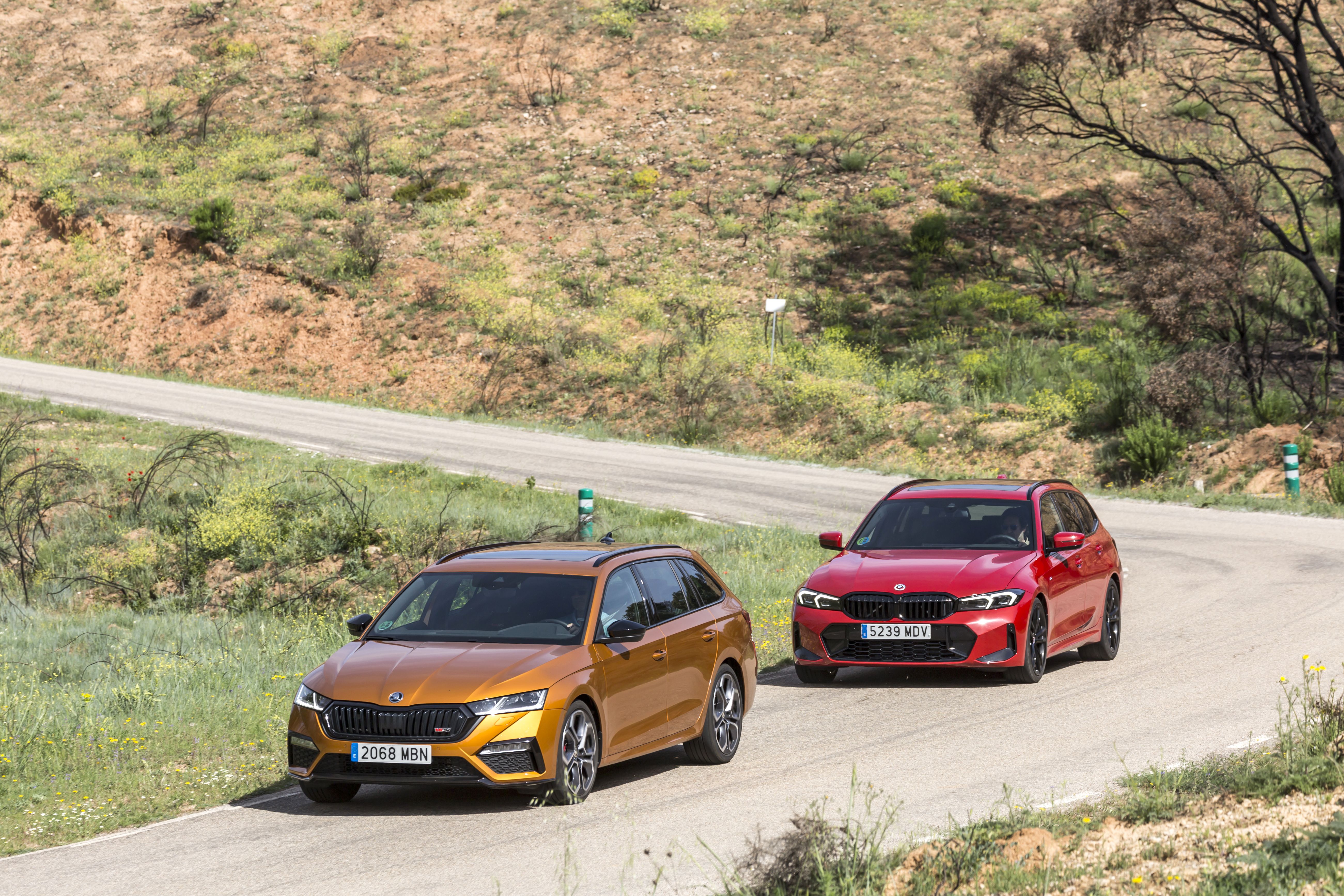 Comparativa BMW 320d Touring vs Skoda Octavia Combi RS TSi 68