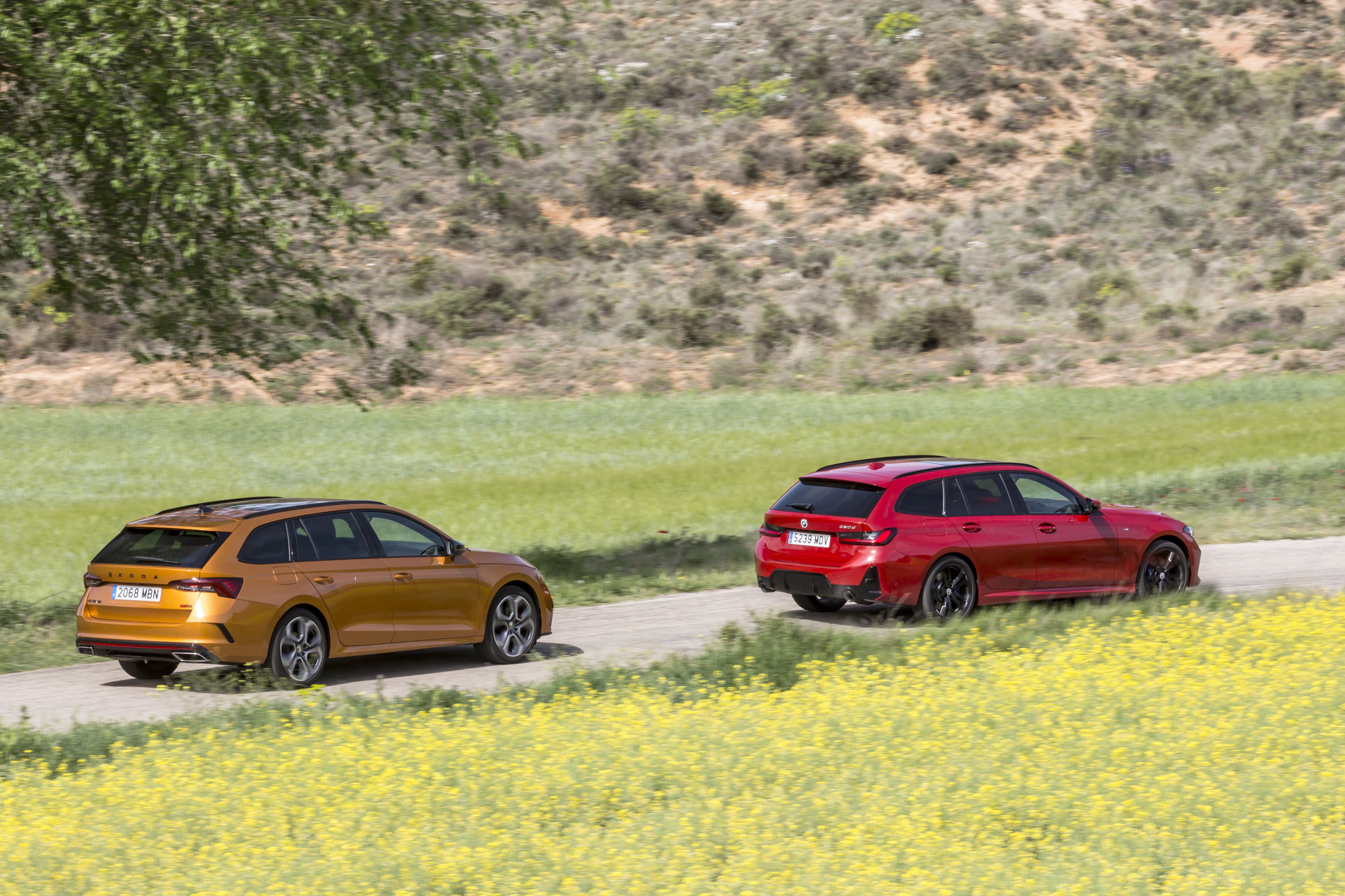 Comparativa BMW 320d Touring vs Skoda Octavia Combi RS TSi 74