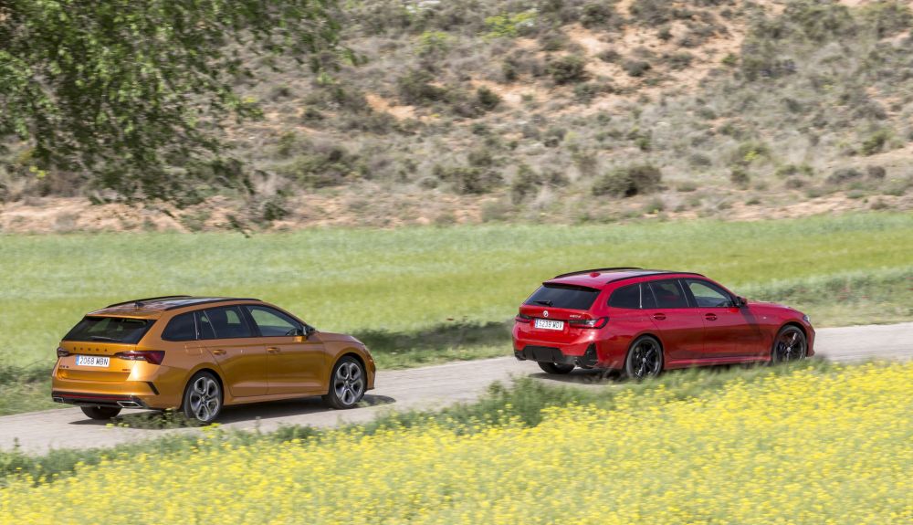 Comparativa BMW 320d Touring vs Skoda Octavia Combi RS TSi 74
