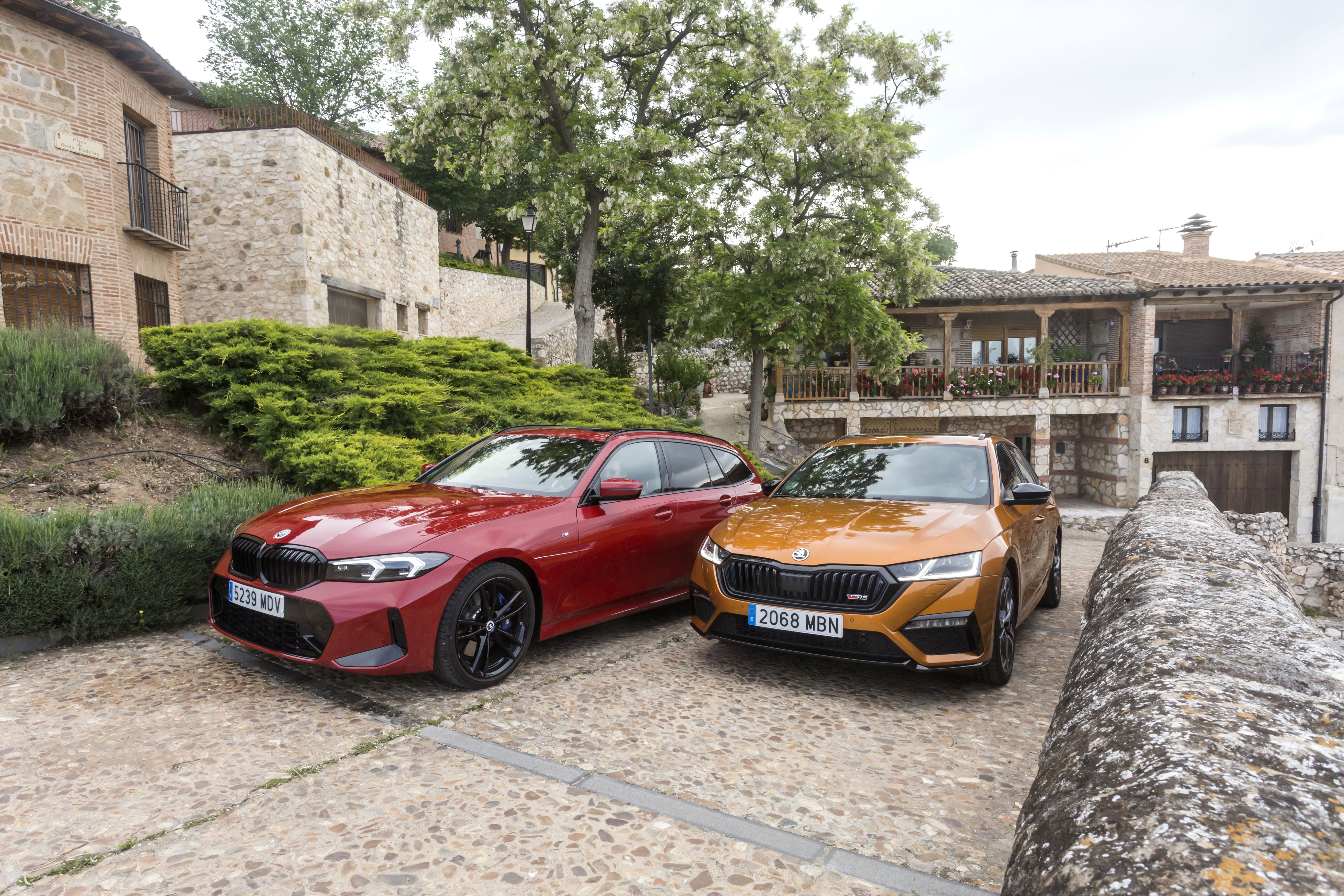 Comparativa BMW 320d Touring vs Skoda Octavia Combi RS TSi 78