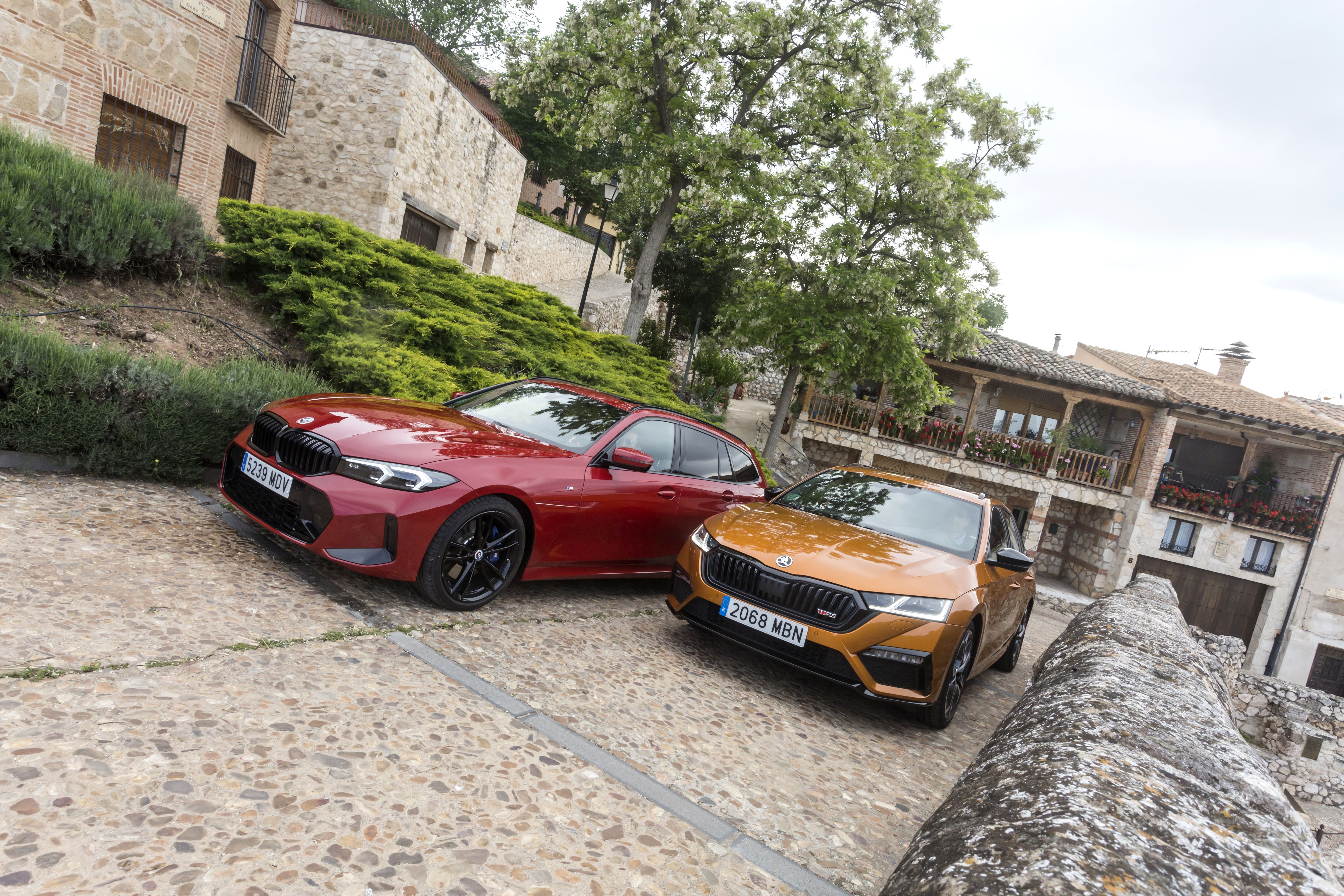 Comparativa BMW 320d Touring vs Skoda Octavia Combi RS TSi 81