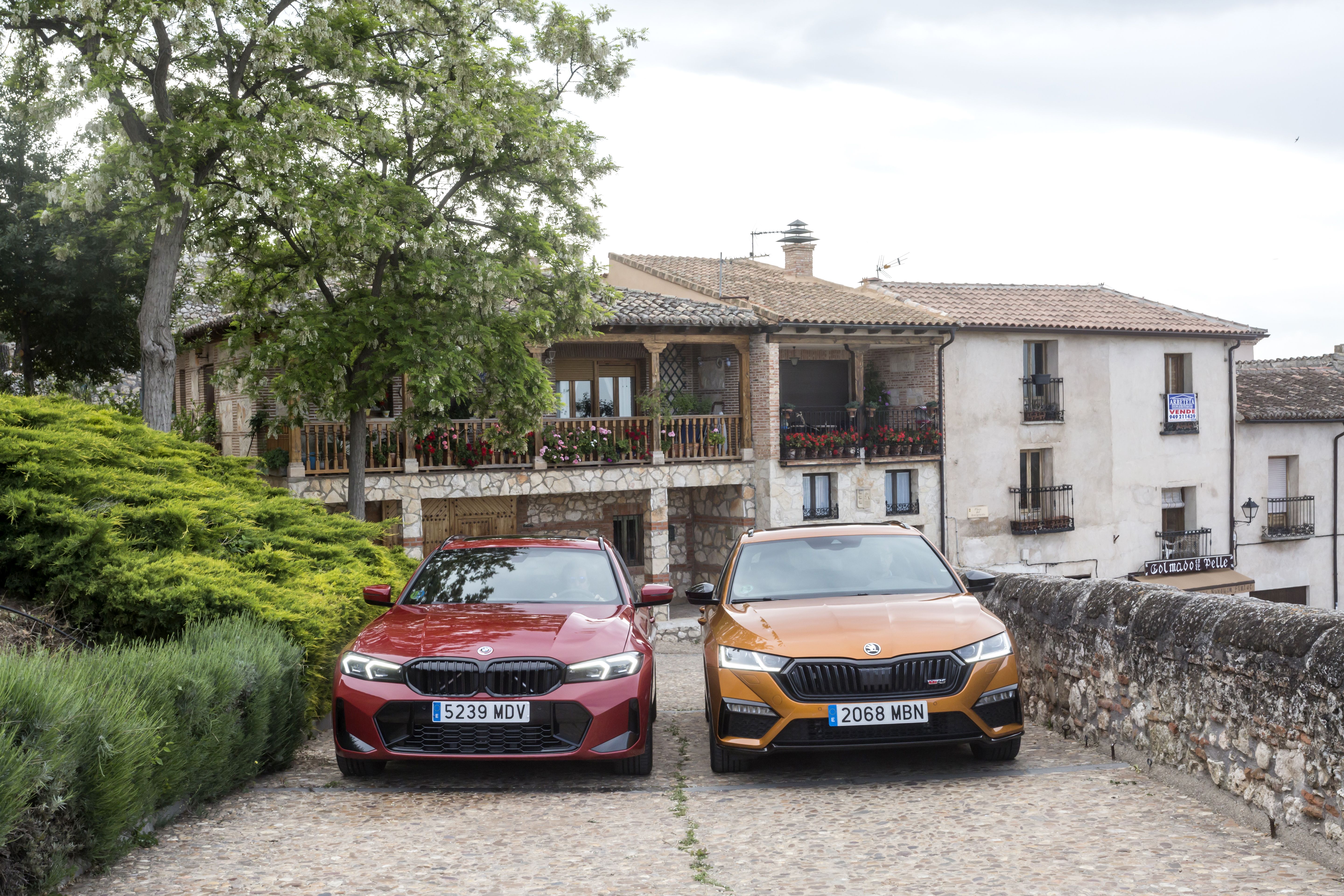 Comparativa BMW 320d Touring vs Skoda Octavia Combi RS TSi 87