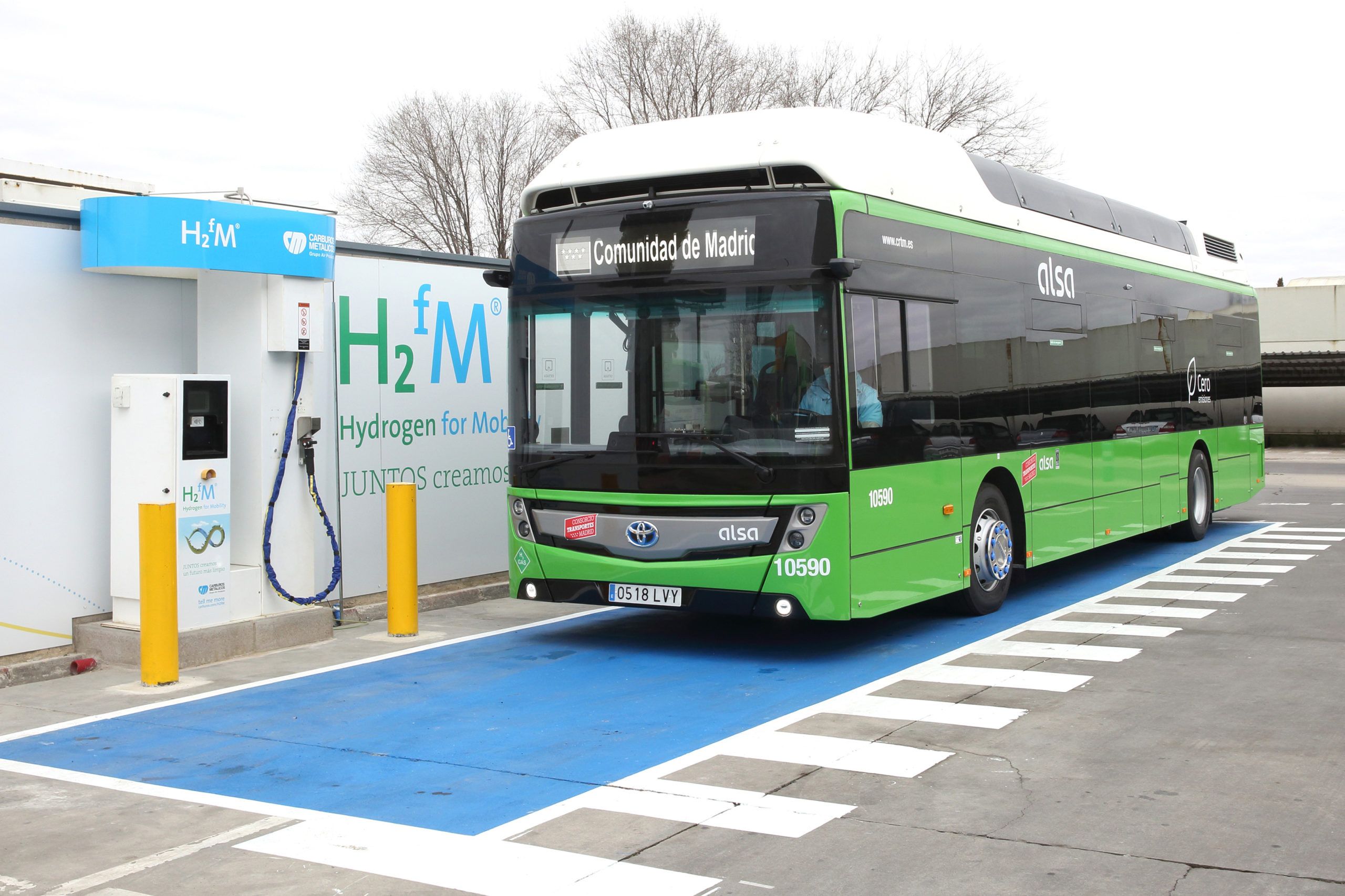 Autobus interurbano de Alsa propulsado por pila de combustible