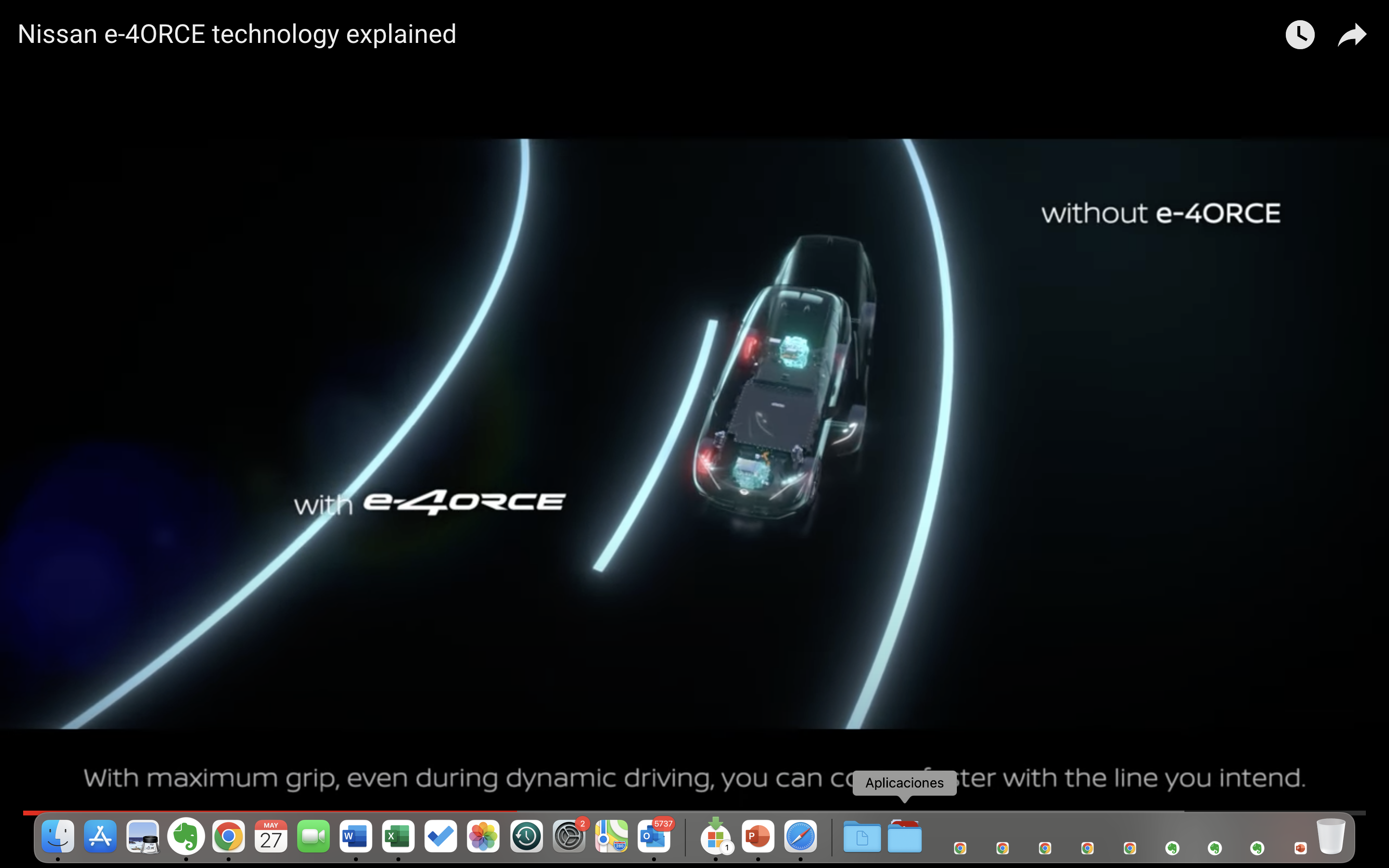 El sistema e-4orce de tracción total en el Nissan X-Trail