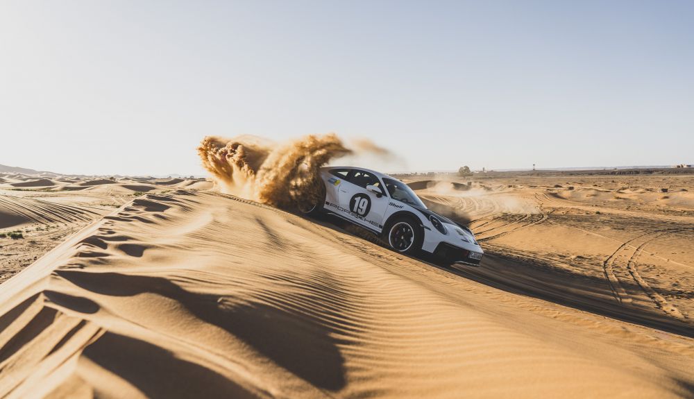 El Porsche 911 Dakar, a prueba