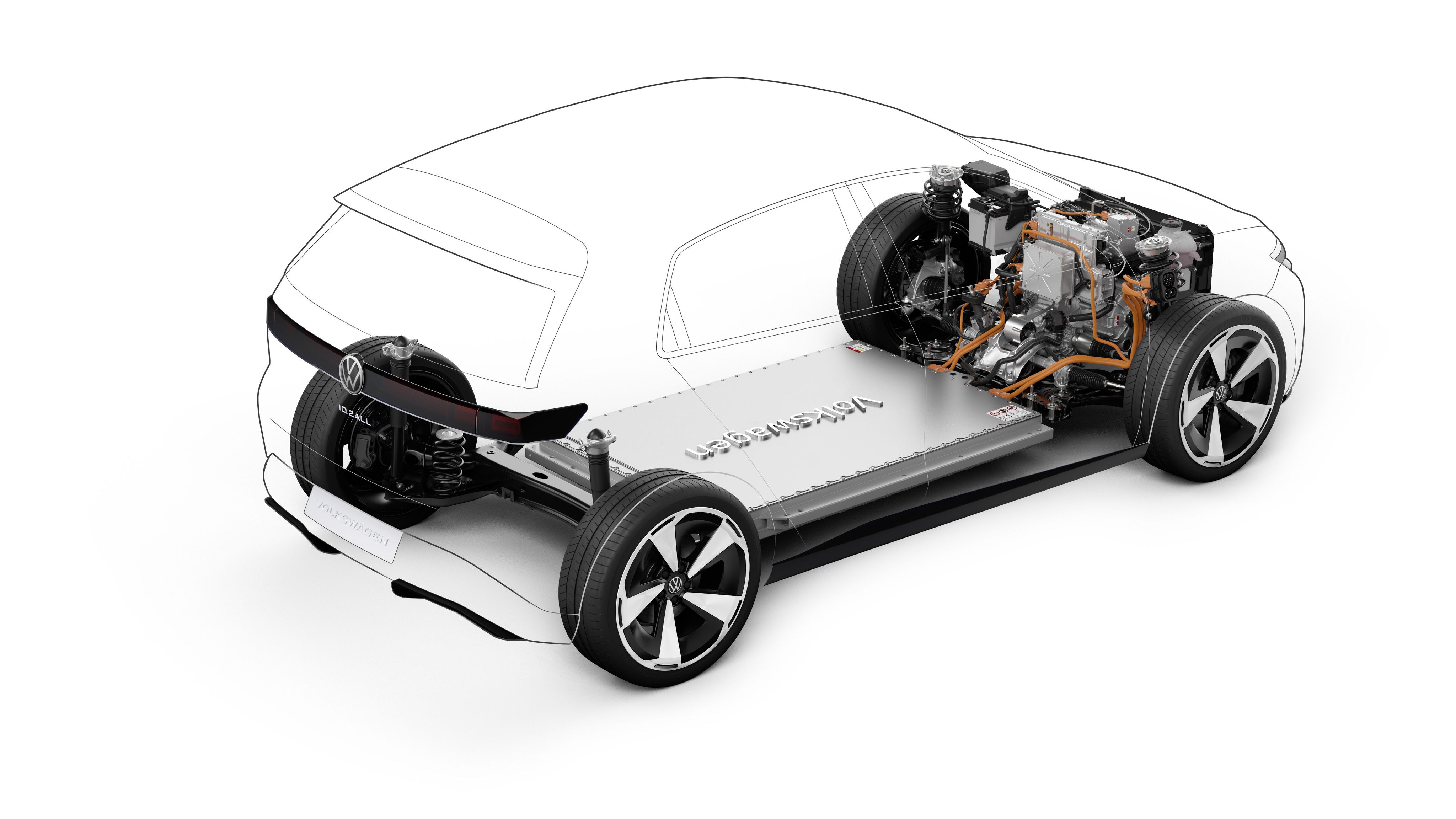 El nuevo SUV de Volkswagen tomará muchos rasgos y el interior del ID.2All Concept (en la foto).