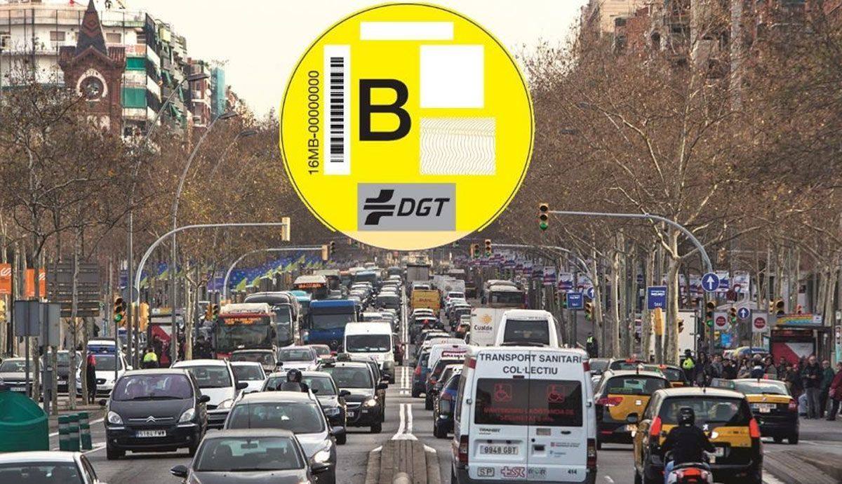 Por dónde no vas a poder circular ya si tienes un coche con etiqueta B de la DGT
