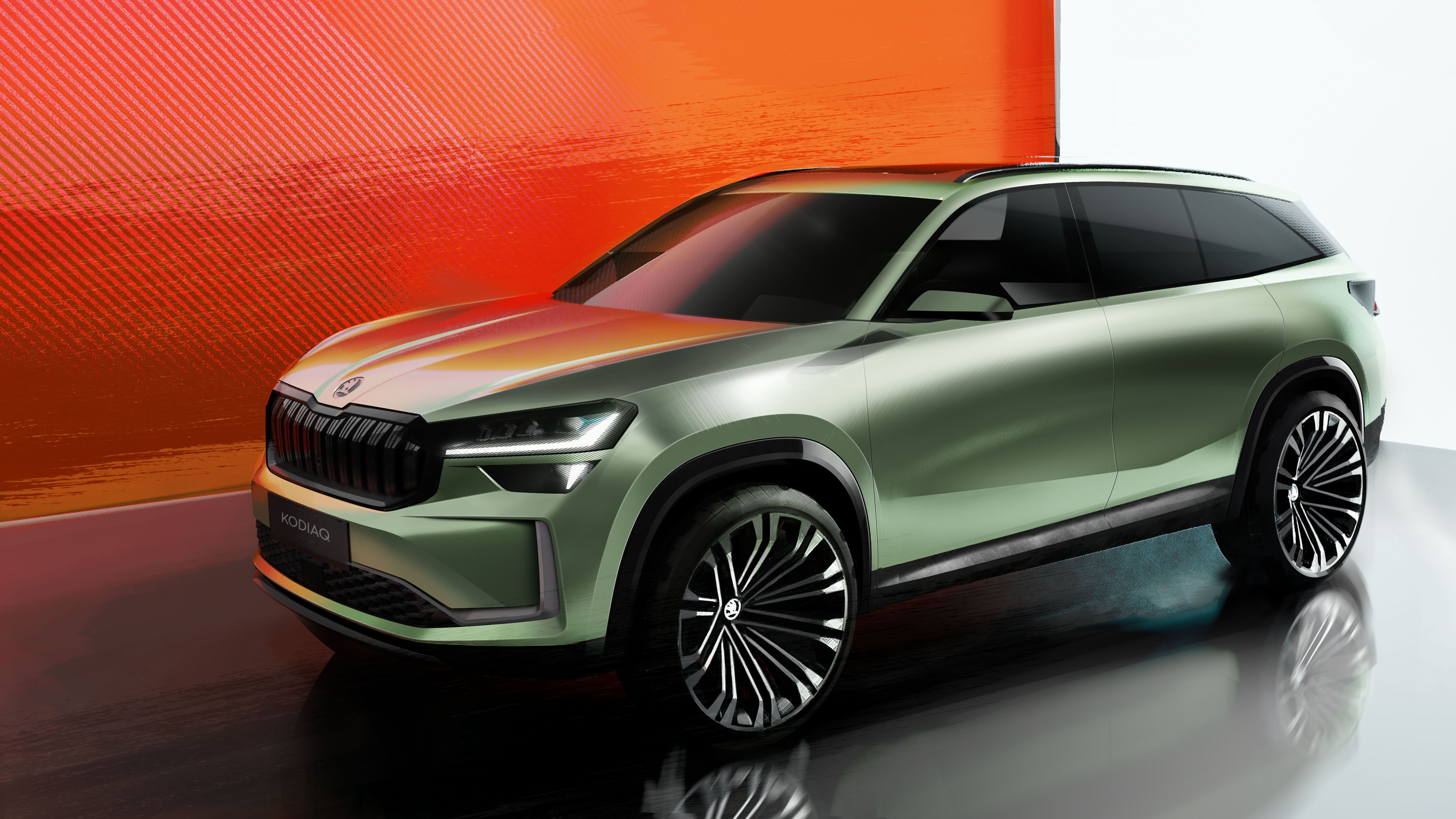 Primeros bocetos oficiales del Skoda Kodiaq de segunda generación
