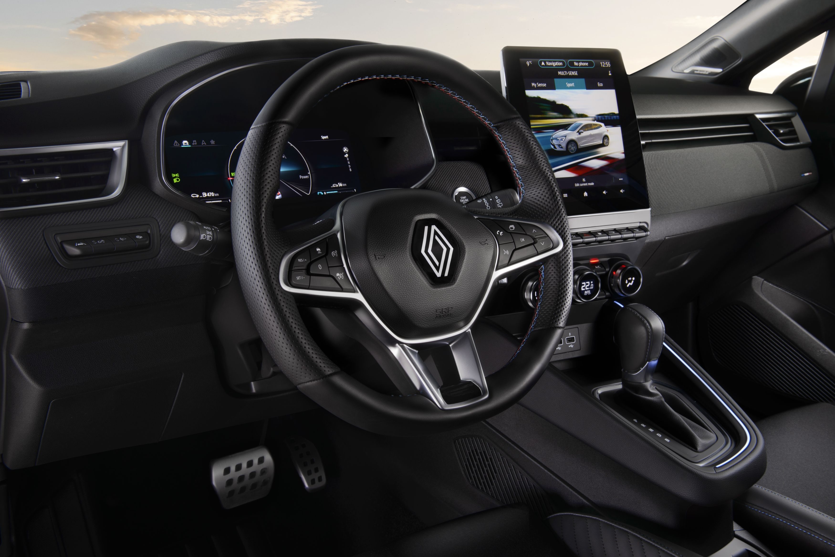 Así es el interior del nuevo Renault Clio