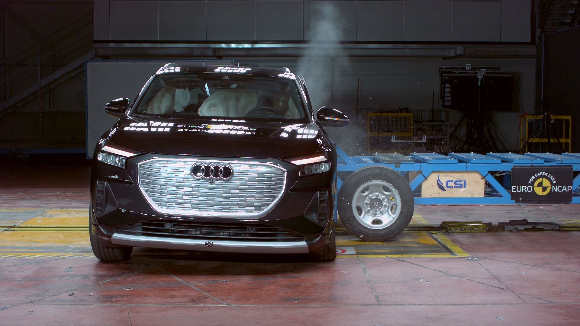 Crash test Audi Q4 e tron