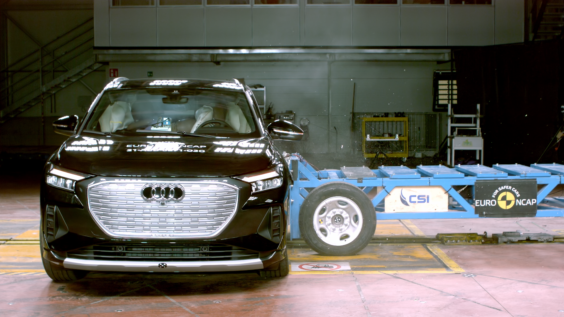 Crash test Audi Q4 e tron