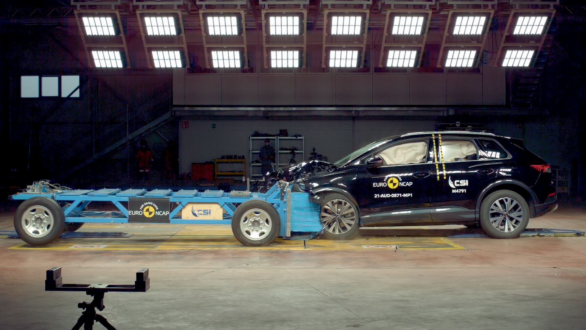 Crash test Audi Q4 e tron