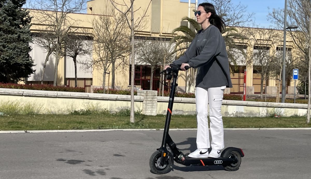 A prueba el patinete Audi Electric Kick Scooter by Egret