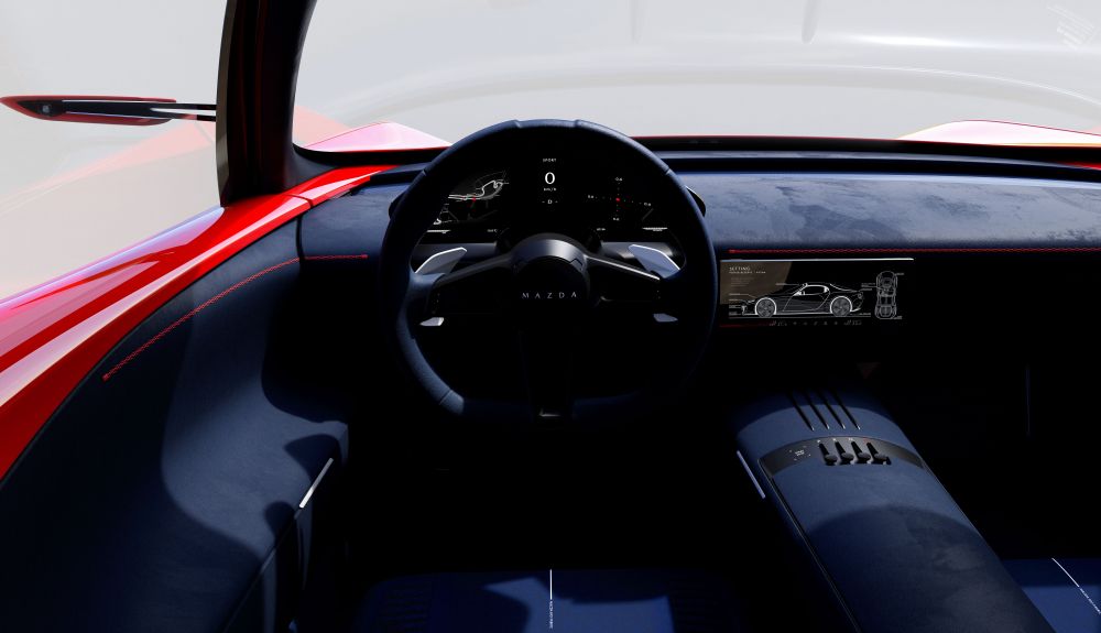 El interior del Mazda Iconic SP es sobrio y moderno El interior del Mazda Iconic SP es sobrio y moderno