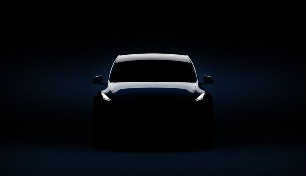 Silueta del Tesla Model Y Silueta del Tesla Model Y