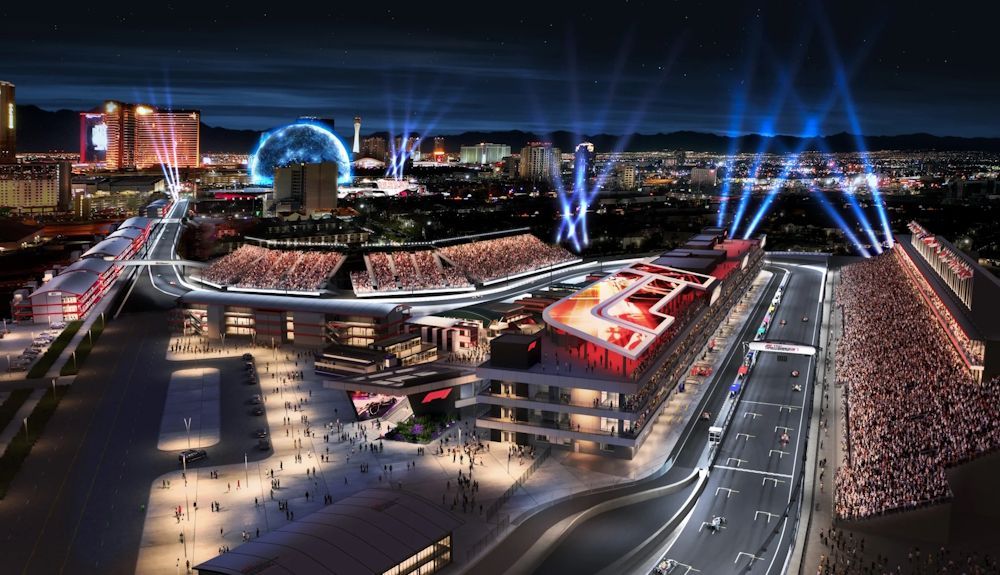 Recreación de cómo será el circuito de Las Vegas Recreación de cómo será el circuito de Las Vegas