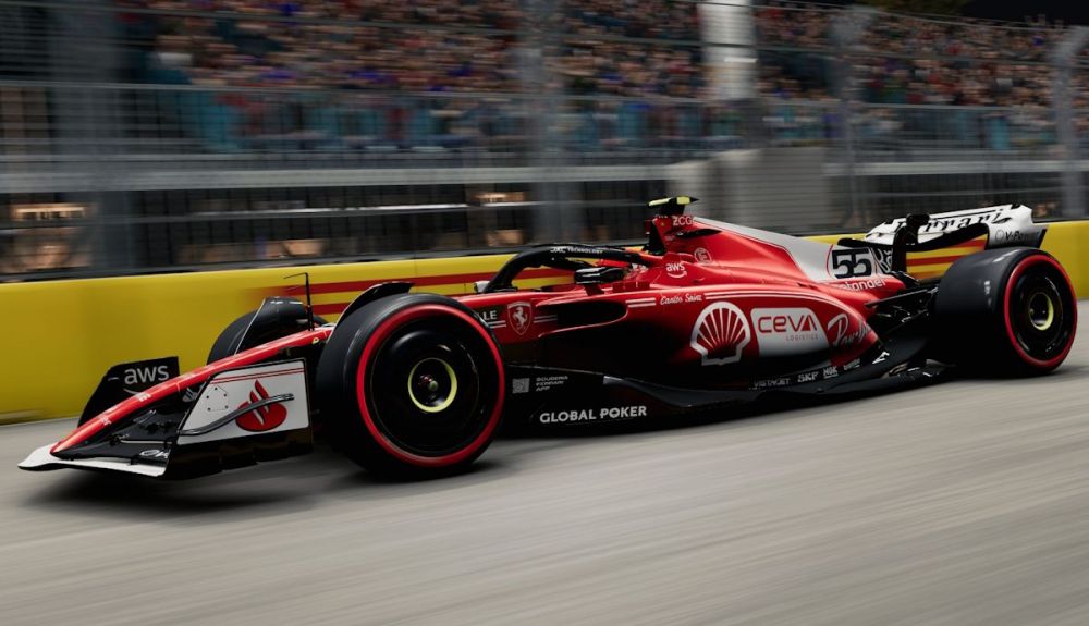 Esta es la espectacular livery de Ferrari para Carlos Sainz y Charles Leclerc en Las Vegas