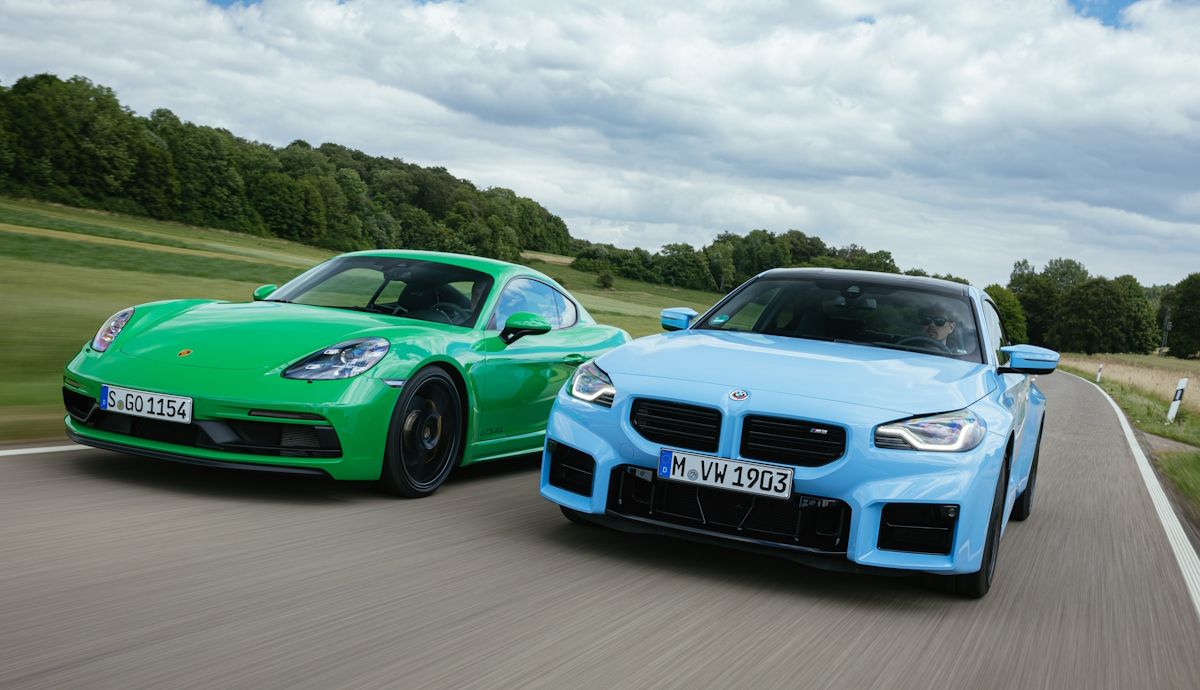 BMW M2 Coupé Automático vs Porsche 718 Cayman GTS 4.0, cambio de liderazgo entre los deportivos