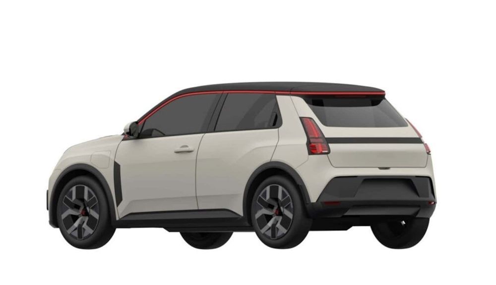 Así es el nuevo Renault 5 filtrado por la oficina de patentes. Así es el nuevo Renault 5 filtrado por la oficina de patentes.