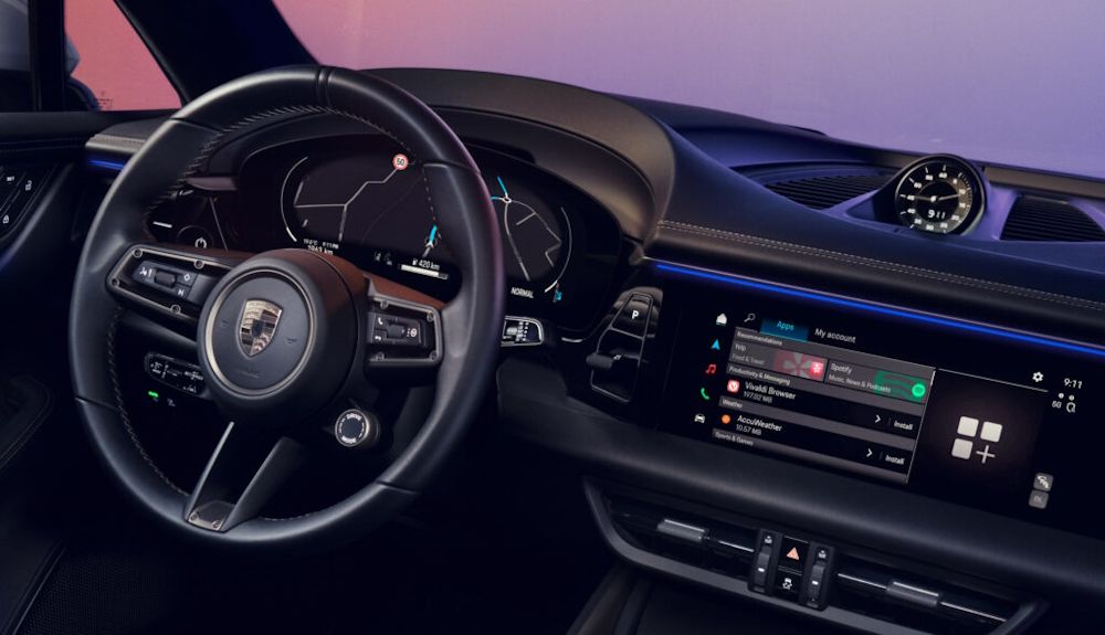 Así es el interior del nuevo Porsche Macan 2024