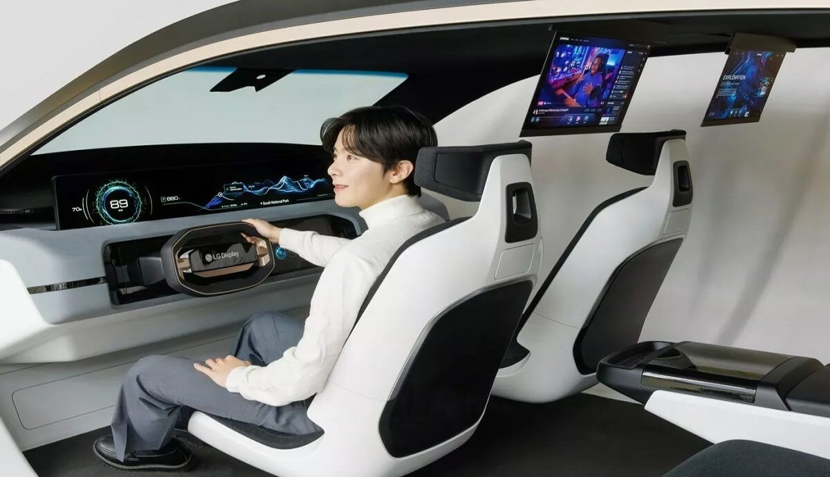 Así será el interior de los coches, con pantallas que desaparecen si no se usan