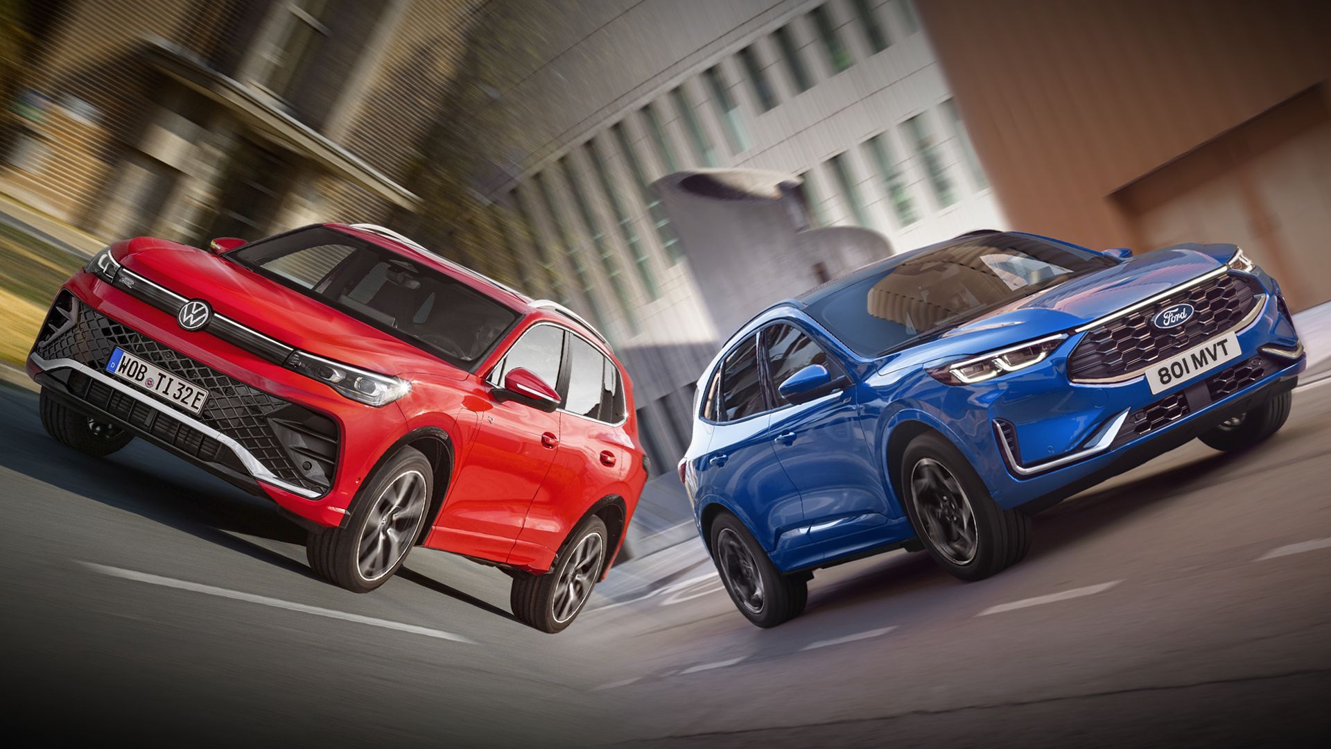 Ford Kuga vs VW Tiguan 2024, ¿qué nuevo SUV ha acertado más con los cambios?