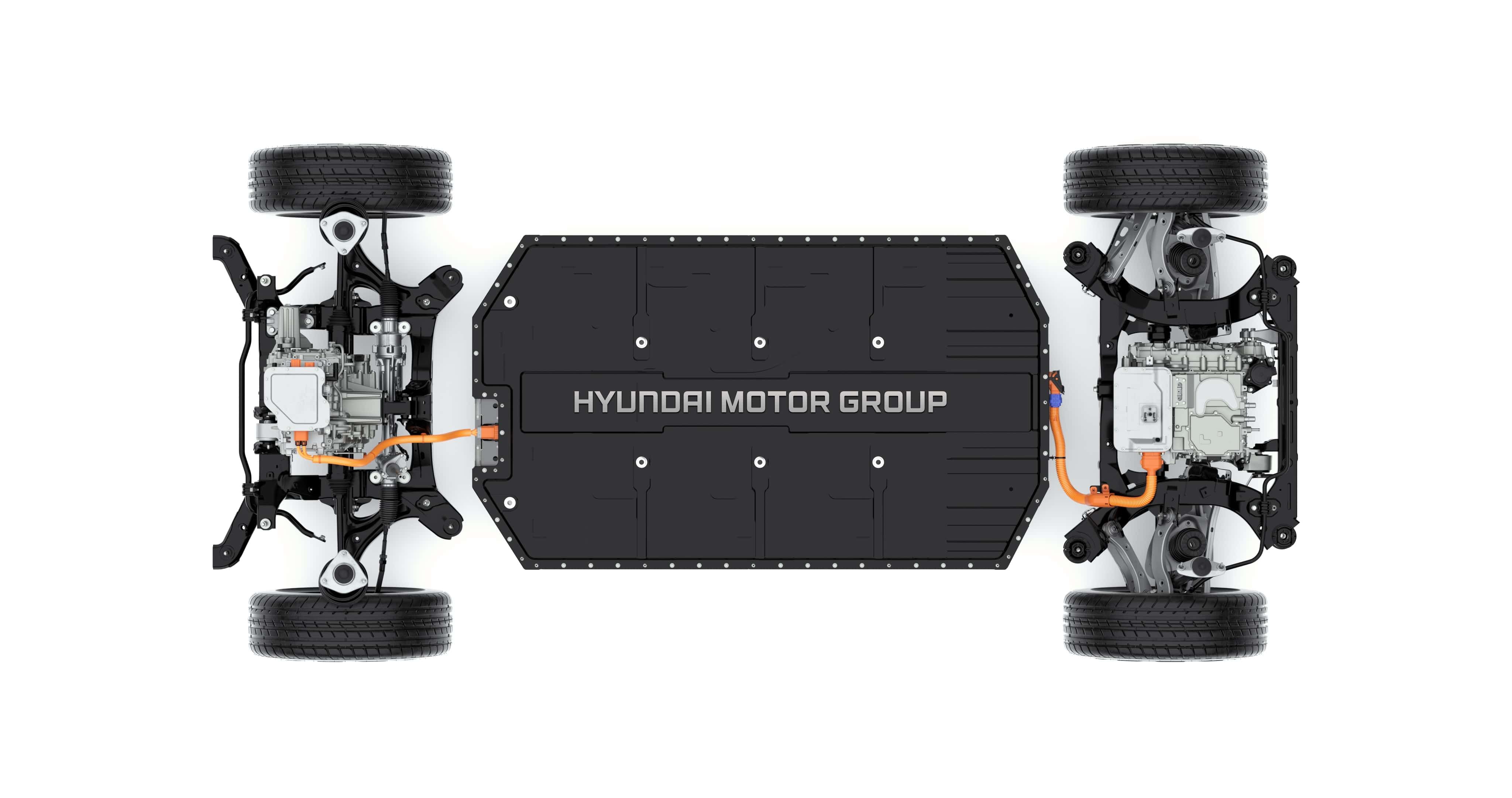 Arquitectura E-GMP de Hyundai de última generación.